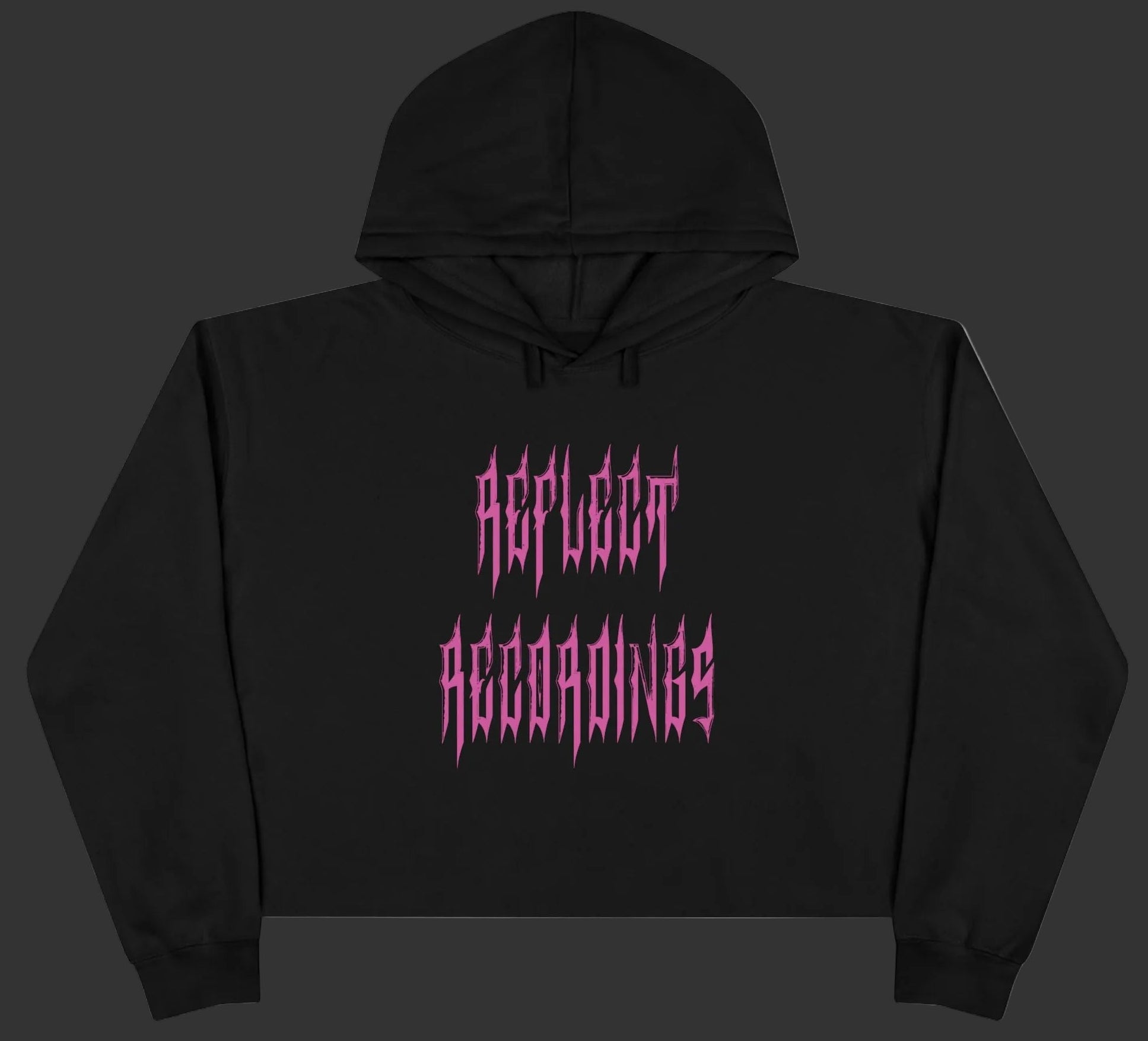 Crop Hoodie — Pink