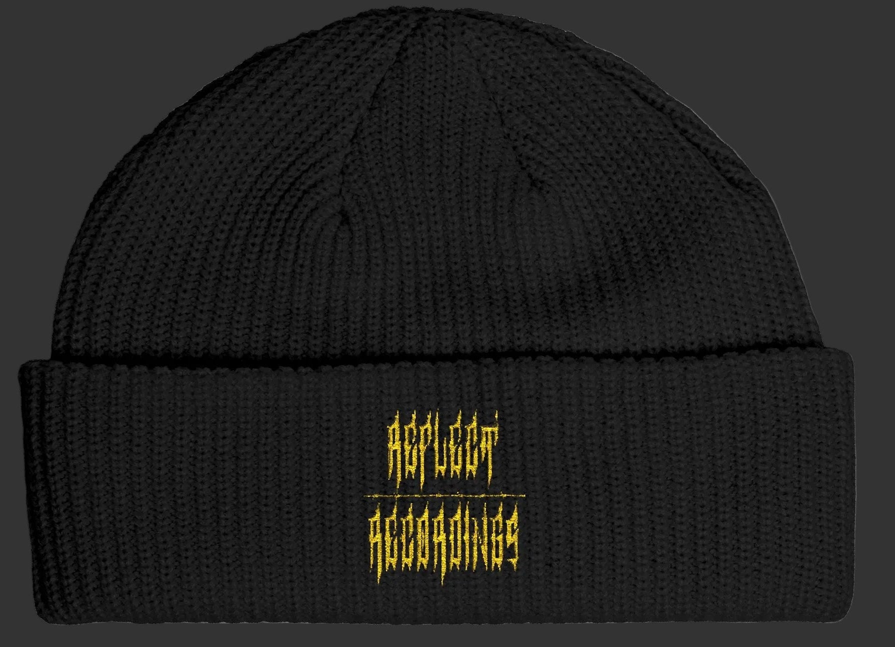 Embroidered Cuff Beanie Minimal - OG